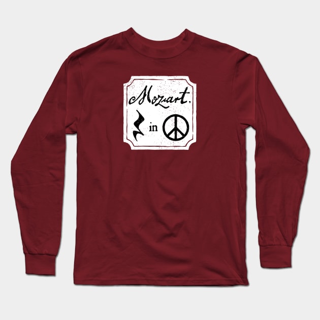 Mozart Homage Long Sleeve T-Shirt by OsFrontis